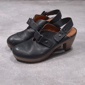 Coclico Soft Italian Leather Clogs, Sz 40